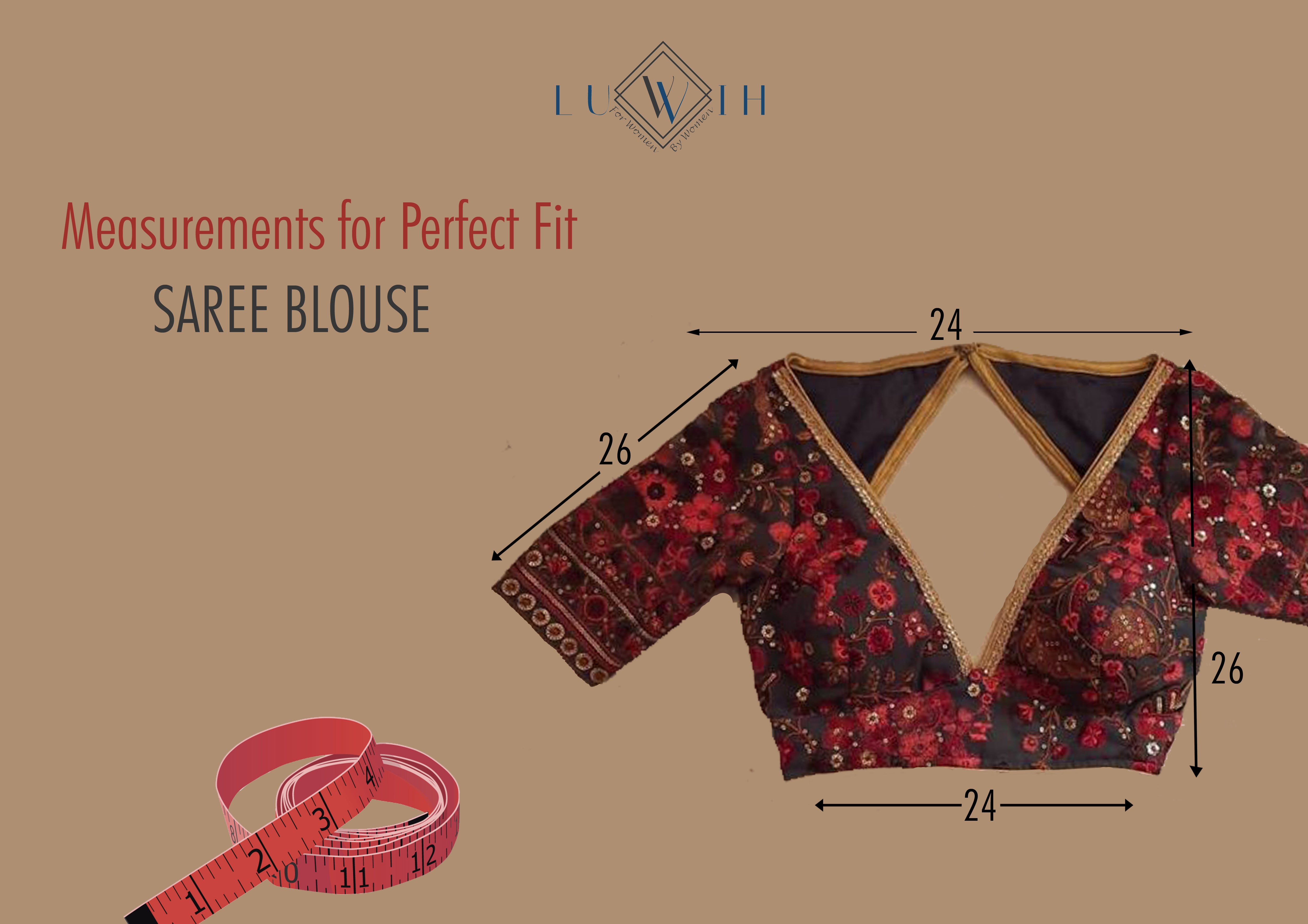 How to take measurements for blouse